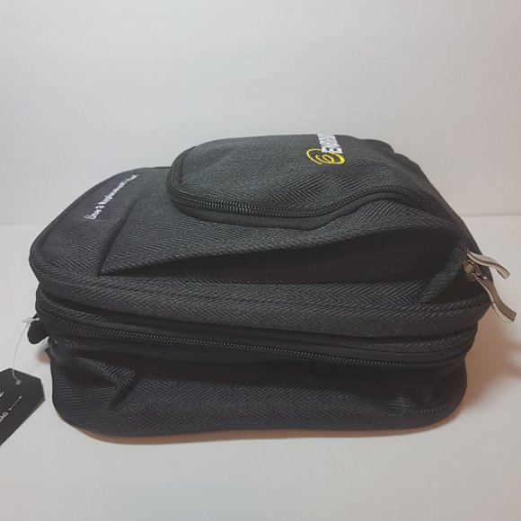 NWT ENBRIDGE Travel Bag Toiletry Bag Commander Ammenities Bag Luggage Tote Black - Picture 5 of 16